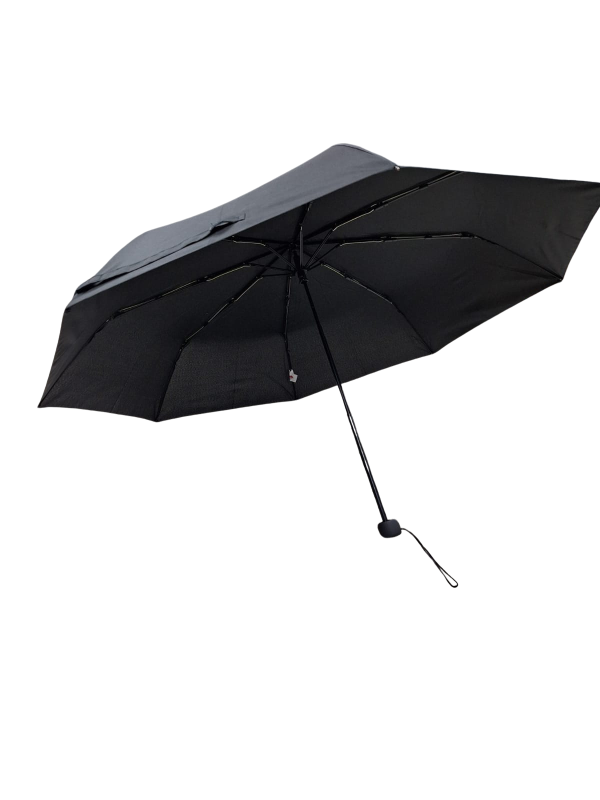 PARAGUAS NEGRO MINI PLEGABLE 21" - Image 2