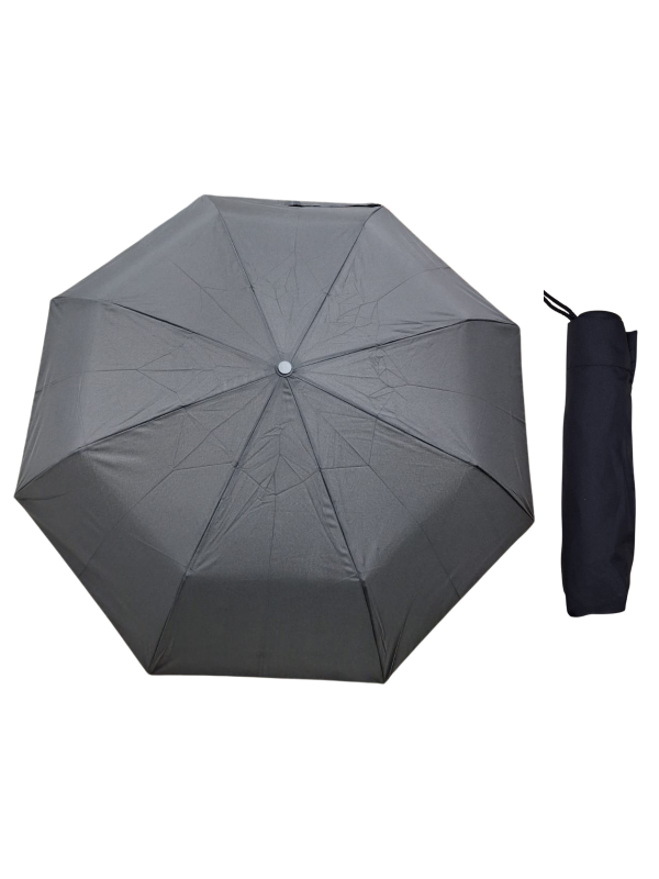 PARAGUAS NEGRO MINI PLEGABLE 21"