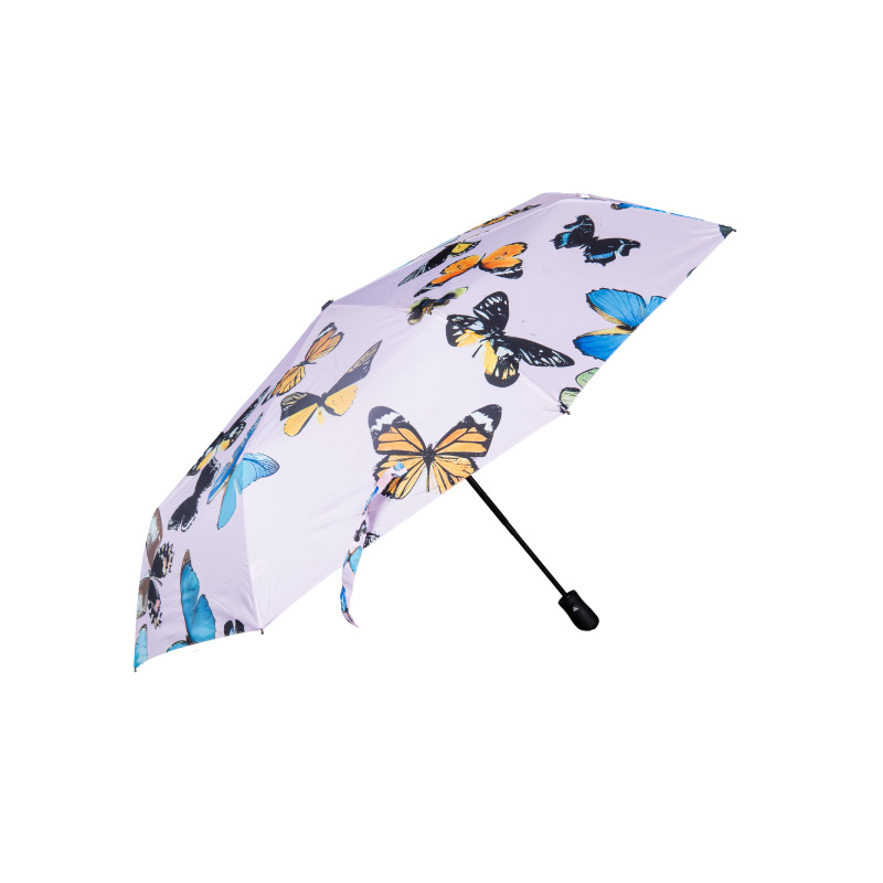 19E-mariposas-1 Sombrilla automática estampada-19E - Imagen 1