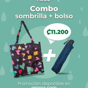 Combo Sombrilla + Bolsito Multiuso