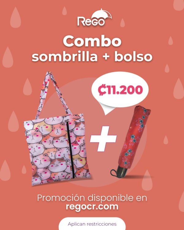 Combo Sombrilla + Bolso Multiuso