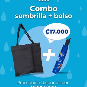 Combo Sombrilla + bolso Multiuso